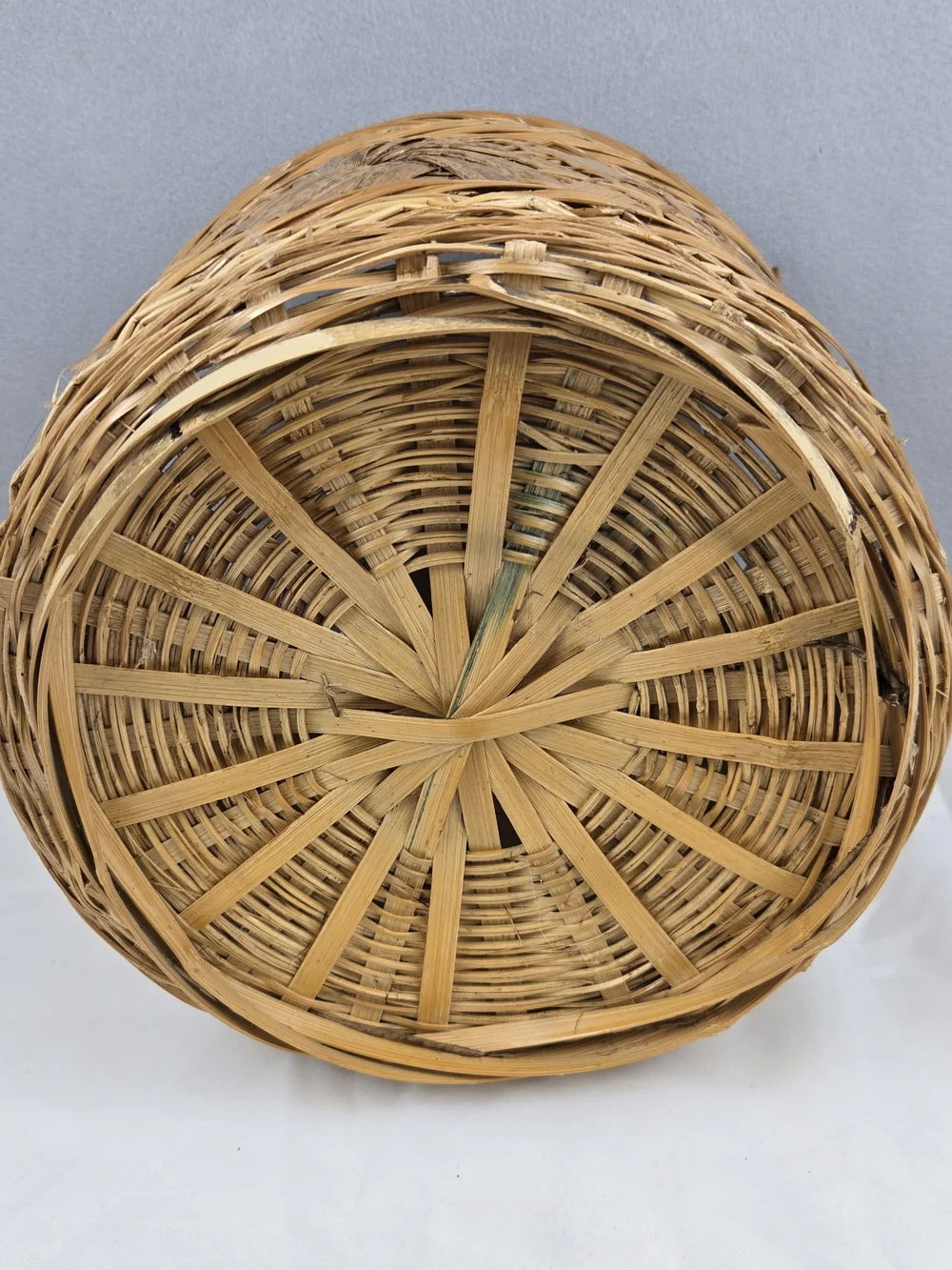 Vintage woven bamboo
